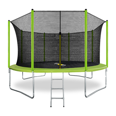 ARLAND Батут 14FT с внутренней страховочной сеткой и лестницей (Light green) (СВЕТЛО-ЗЕЛЕНЫЙ)